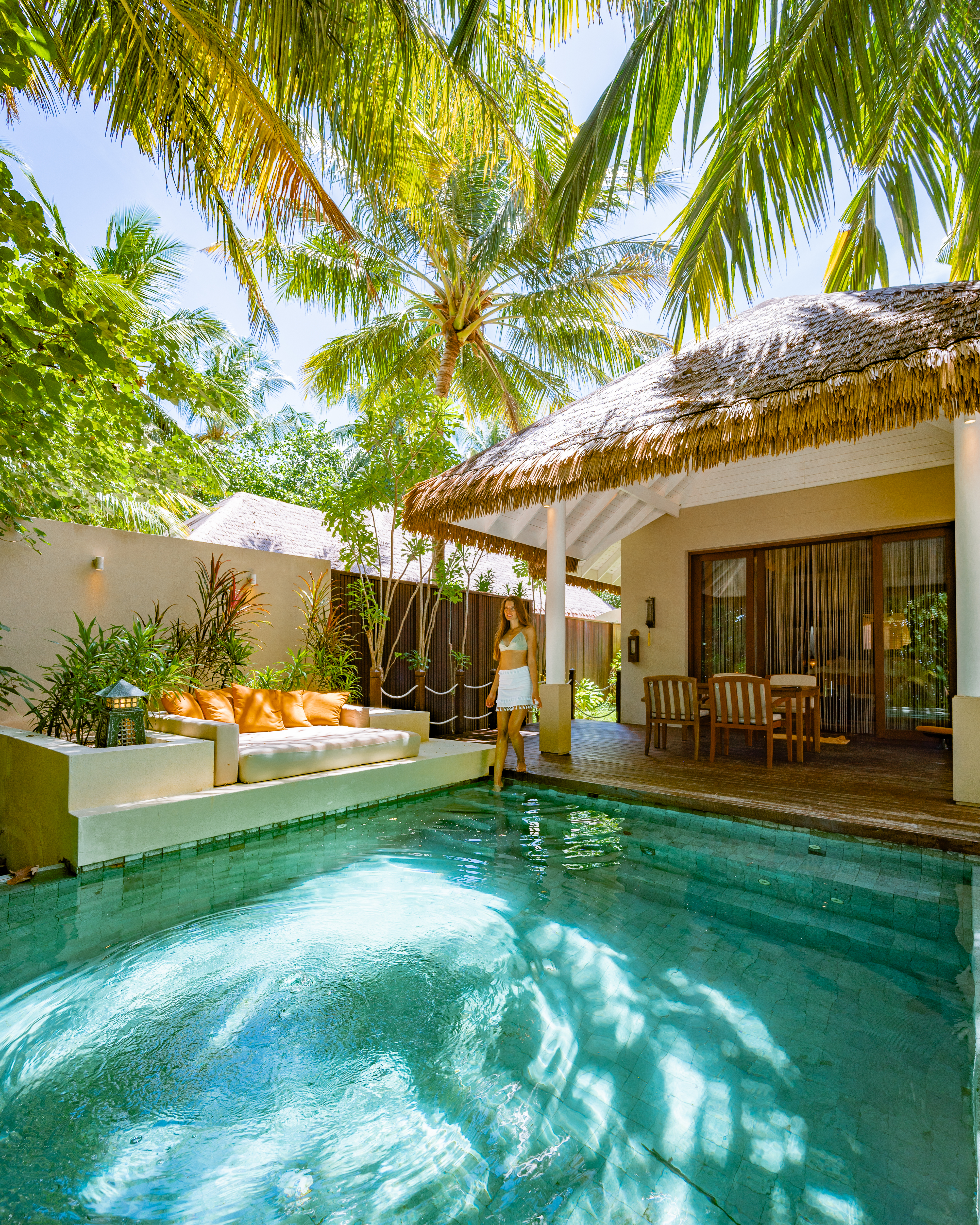 Ayada Maldives beach villa with pool