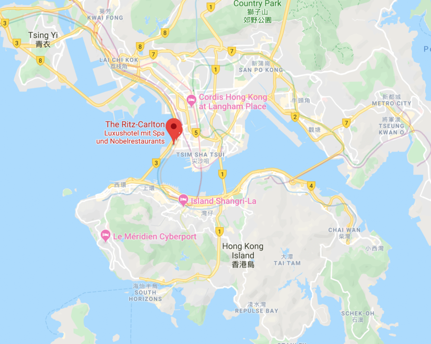 ritz carlton hong kong map