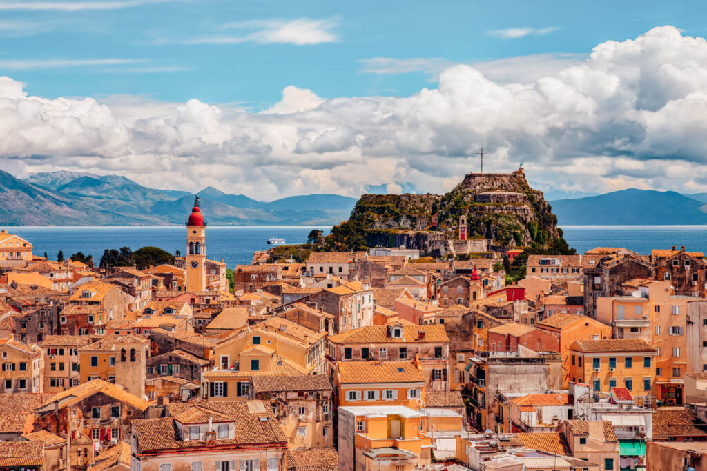 corfu old town greece