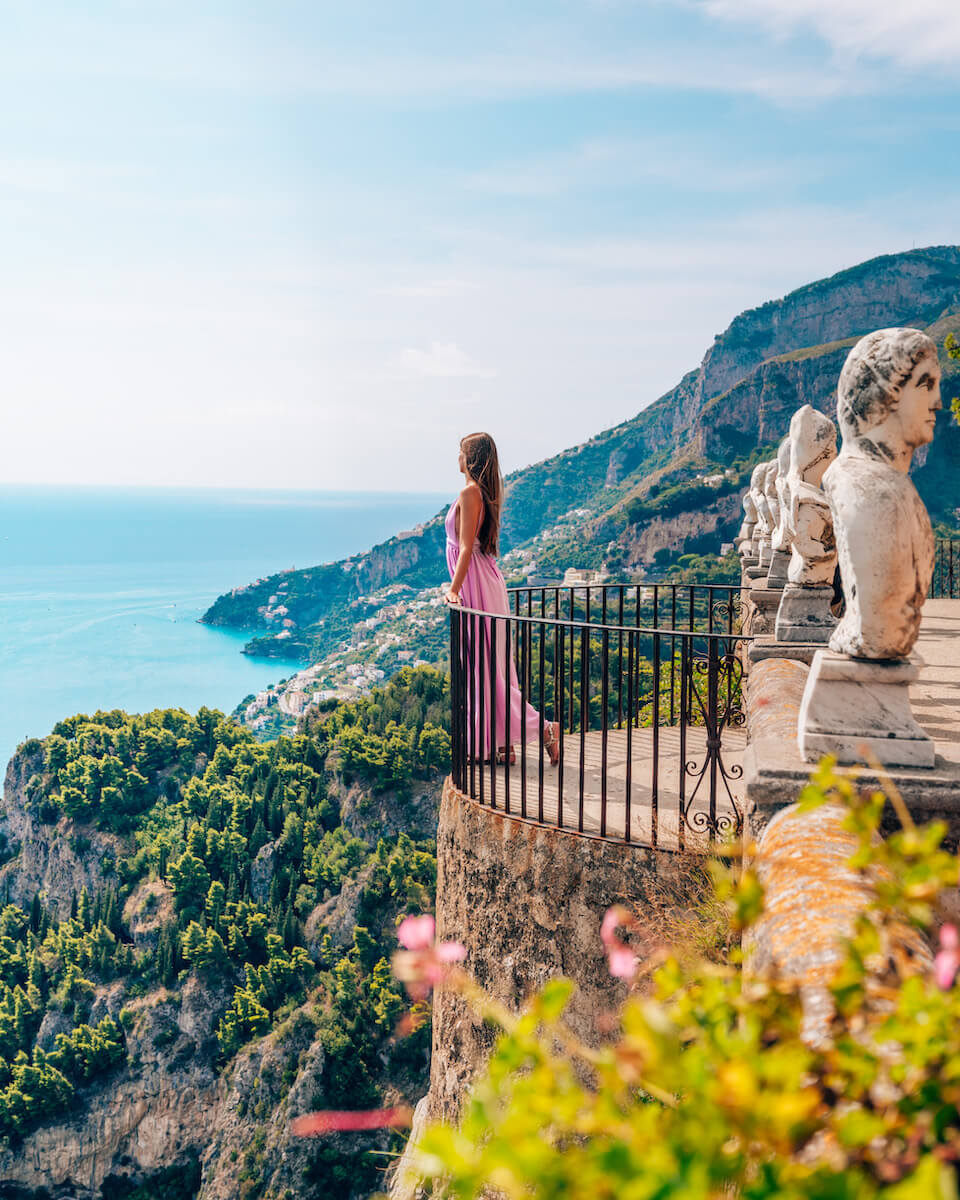 terrace of infinity, villa cimbrone, ravello, italy - Amalfi coast travel guide