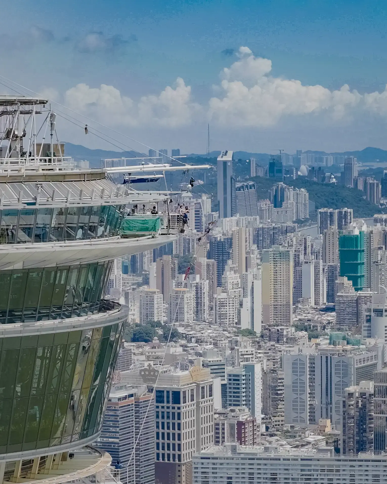 Macao Tower, skyline view, travel tip Macao, Bungee jumping