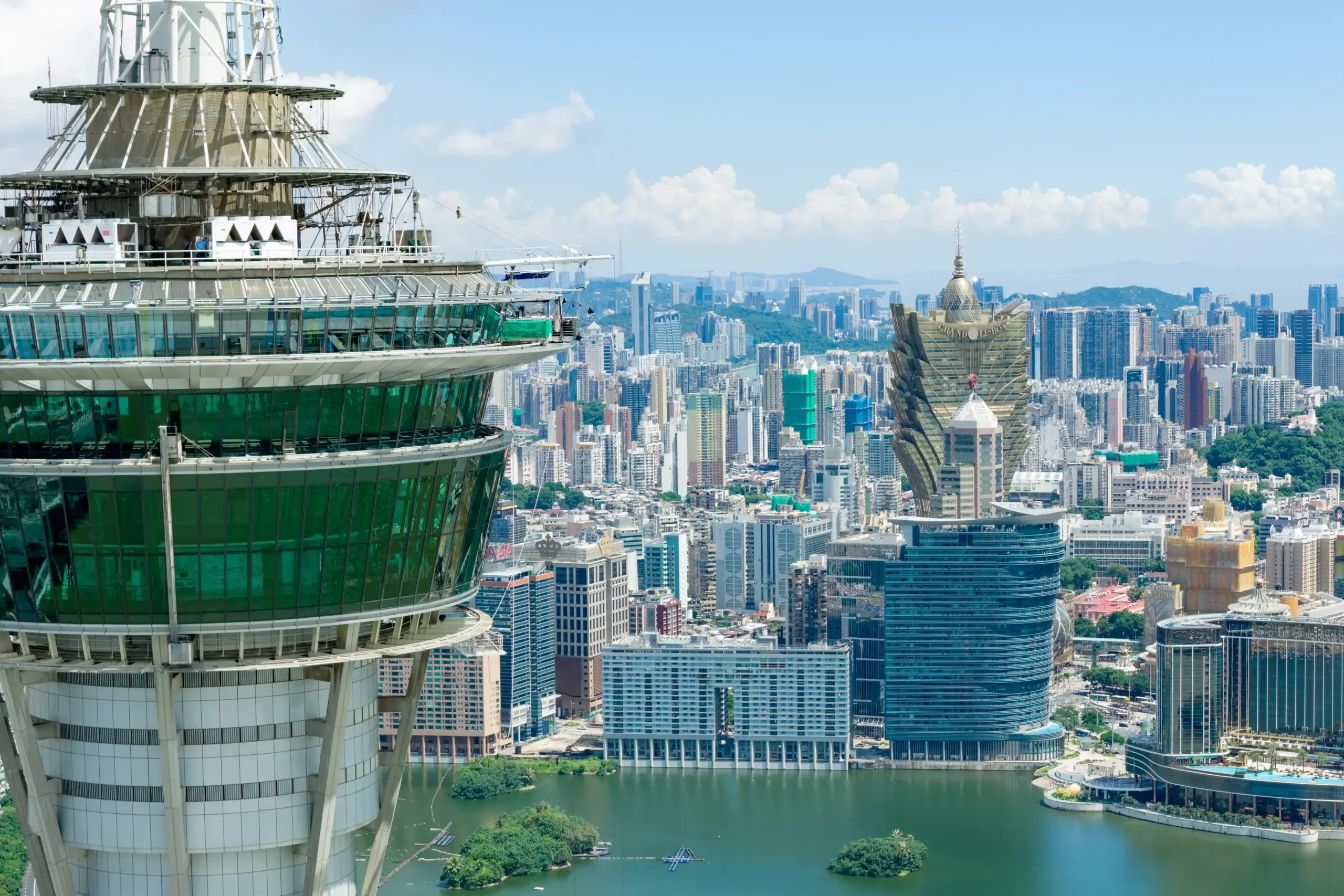 Macao Tower, skyline view, travel tip Macao, Bungee jumping