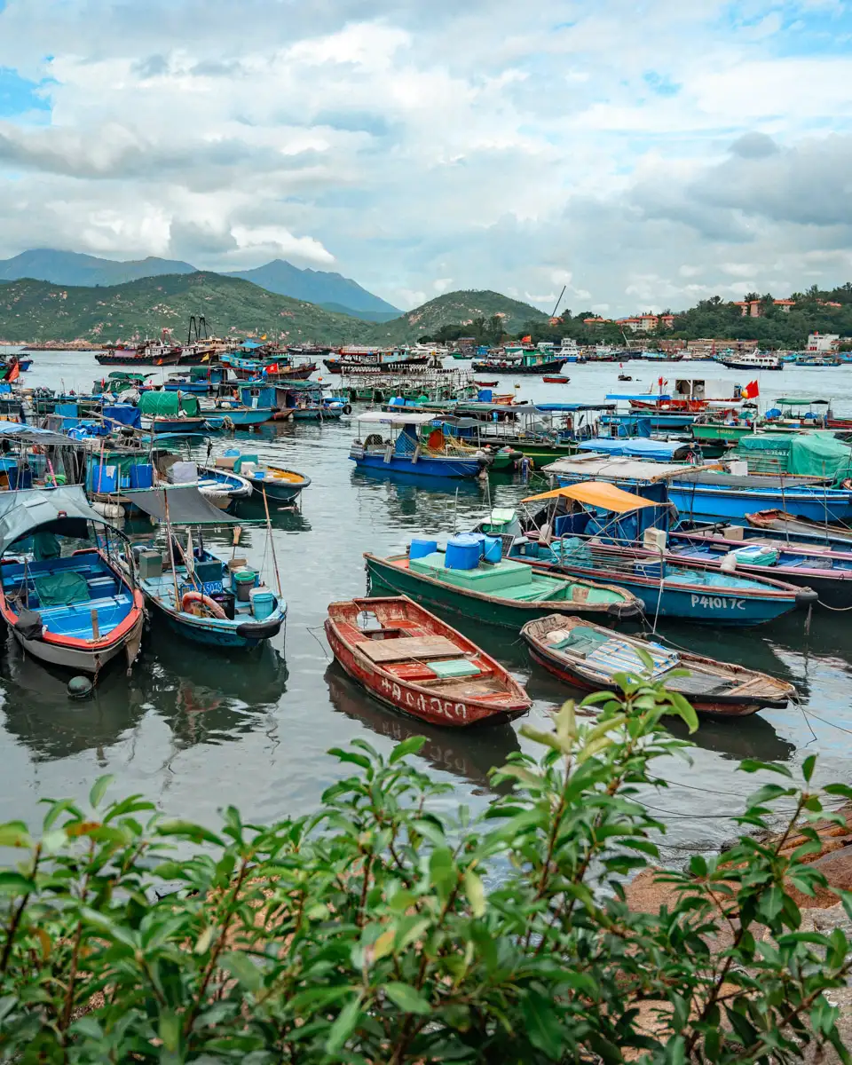 Cheung Chau island, boats, insider tip for a day trip from Hing Kong