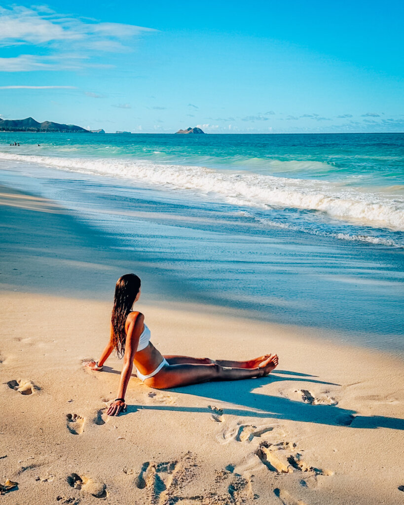 the best beach on Oahu, waimanalo beach hawaii