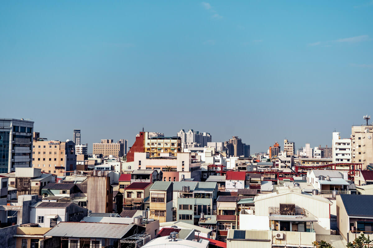 City view of Tainan in Taiwan