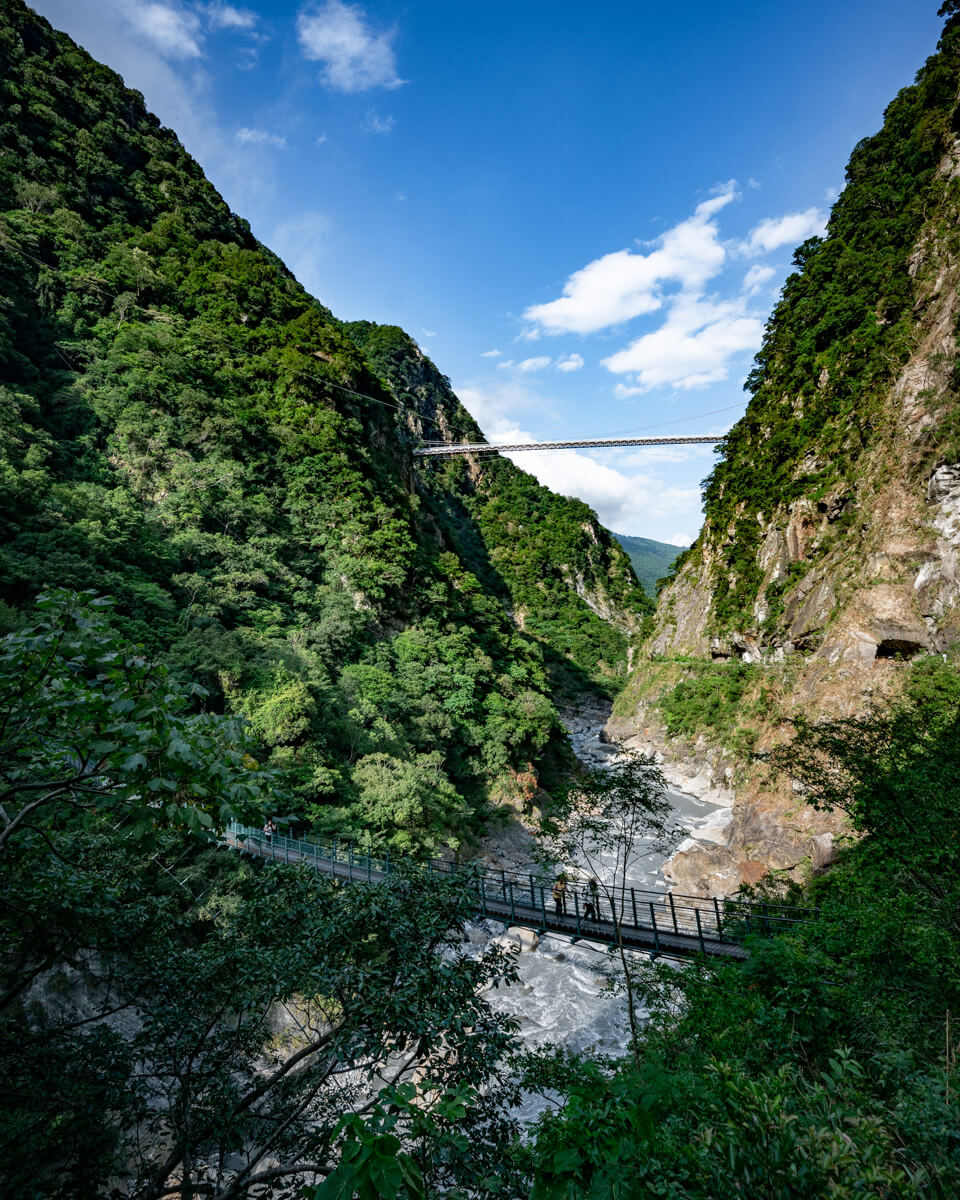The entrance of the Zhuilu Old Road Trail in the Taroko Gorge National Park