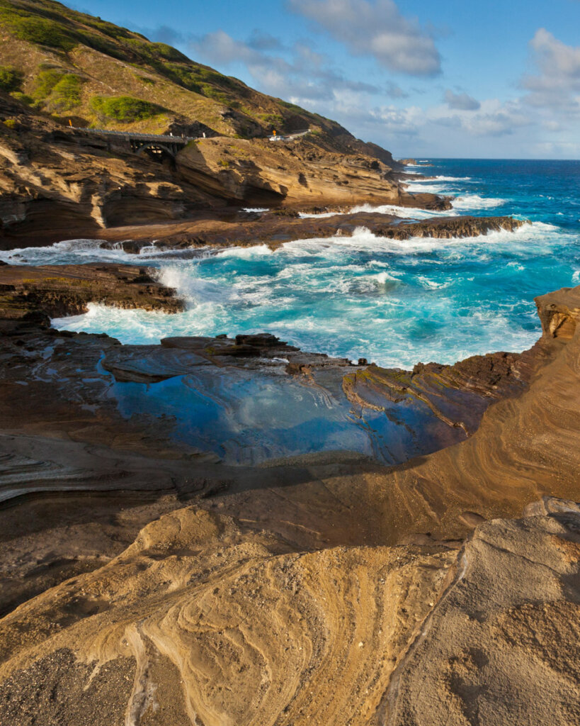 oahu road trip view: at Lanai Lookout