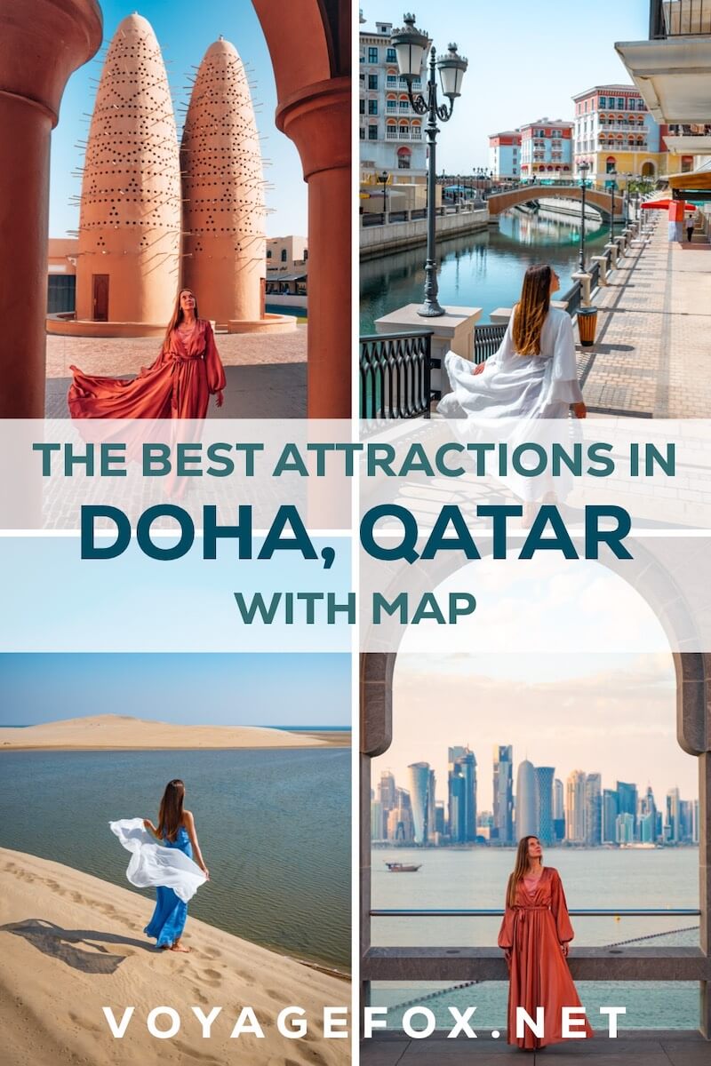 the best attractions in Doha, Qatar with map