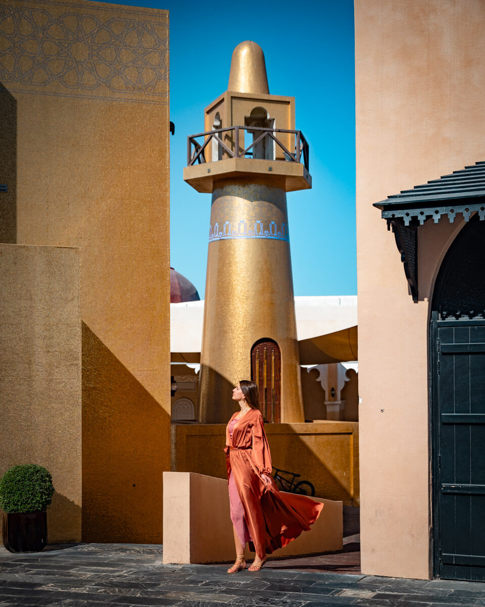 golden mosque in doha, Qatar, one of the best attractions