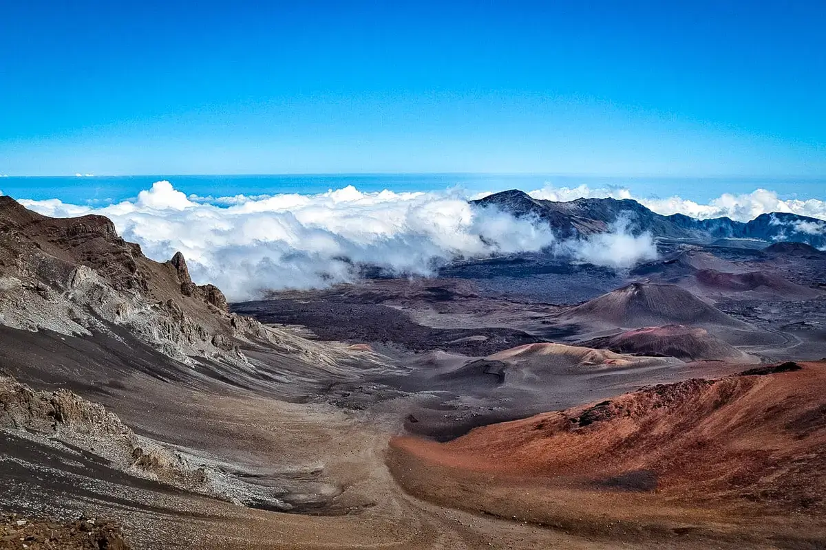 Haleakala national park volcano maui, hawaii