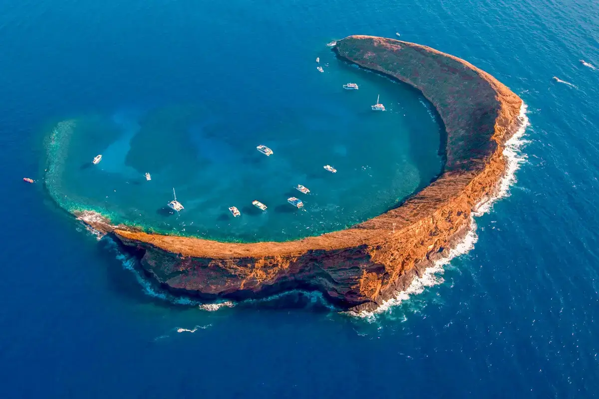 monokini island for snorkeling near maui, Hawaii, one of the best activities in maui