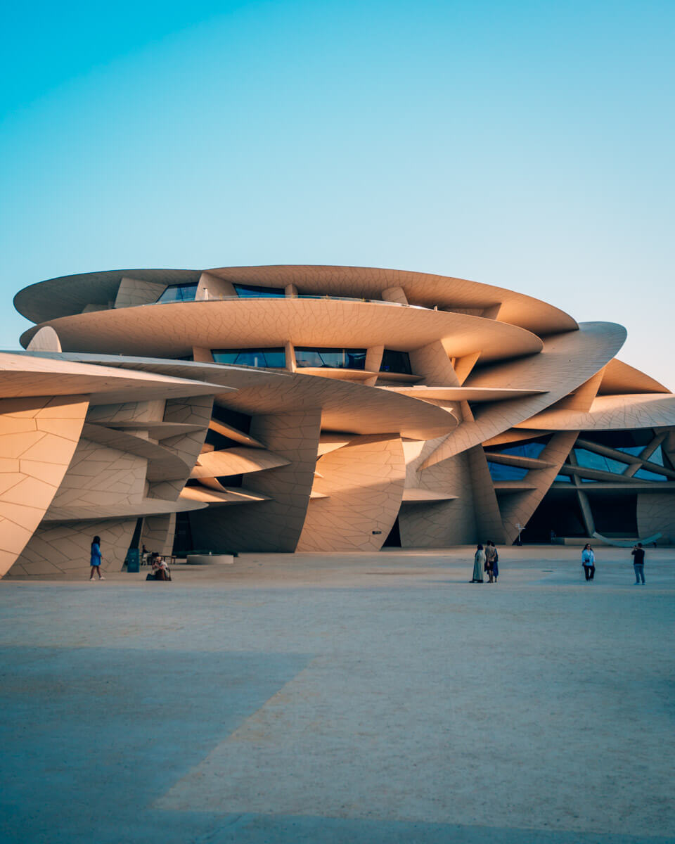 the national museum of doha, an architectural masterpiece in Qatar