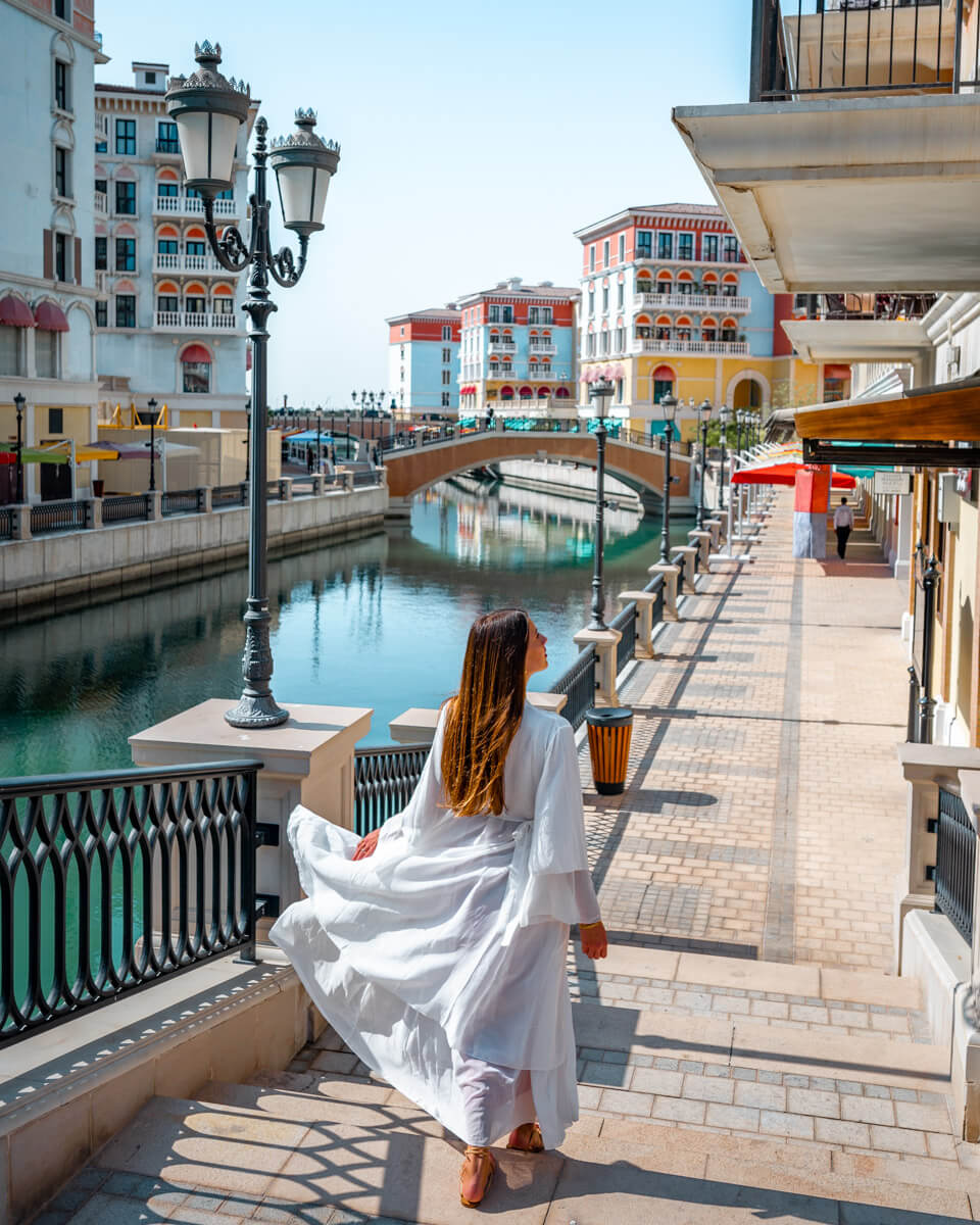 Qanat Quartier, The Pearl im Doha, Qatar in doha, Qatar, one of the best attractions