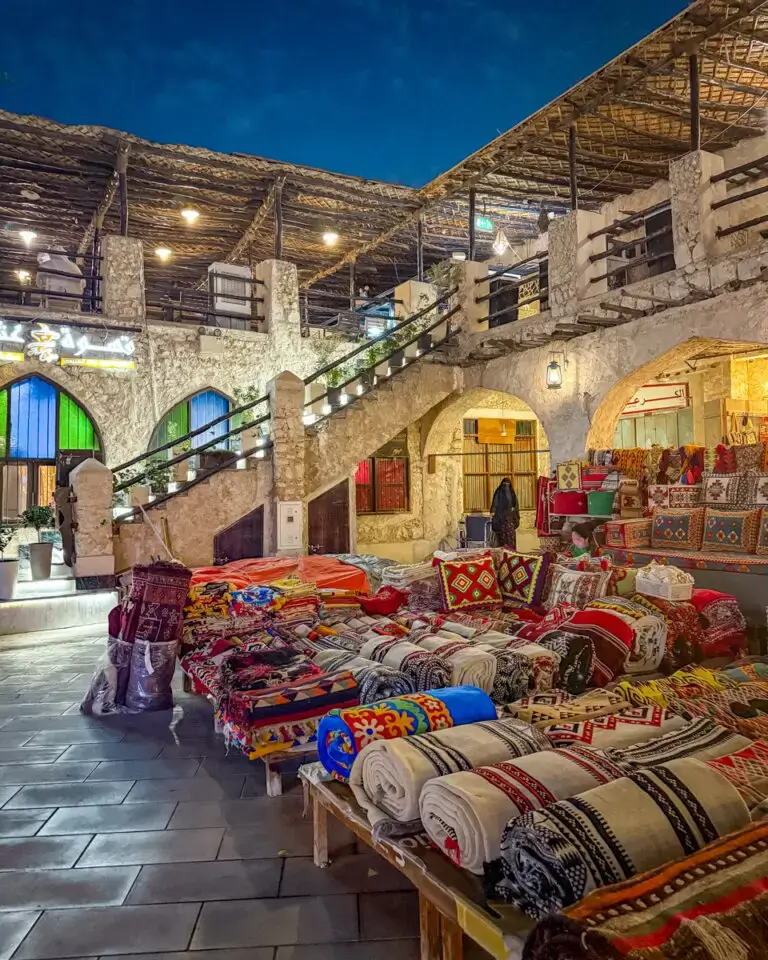 carpet store, at the souq waqif market in doha, Qatar, in doha, Qatar, one of the best attractions