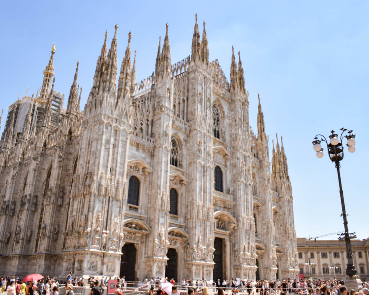 The Duomo in Milan, one of the best travel destinations in Italy