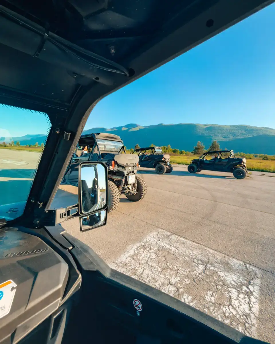 buggy quad tour at the Zeljava Airbase in Croatia