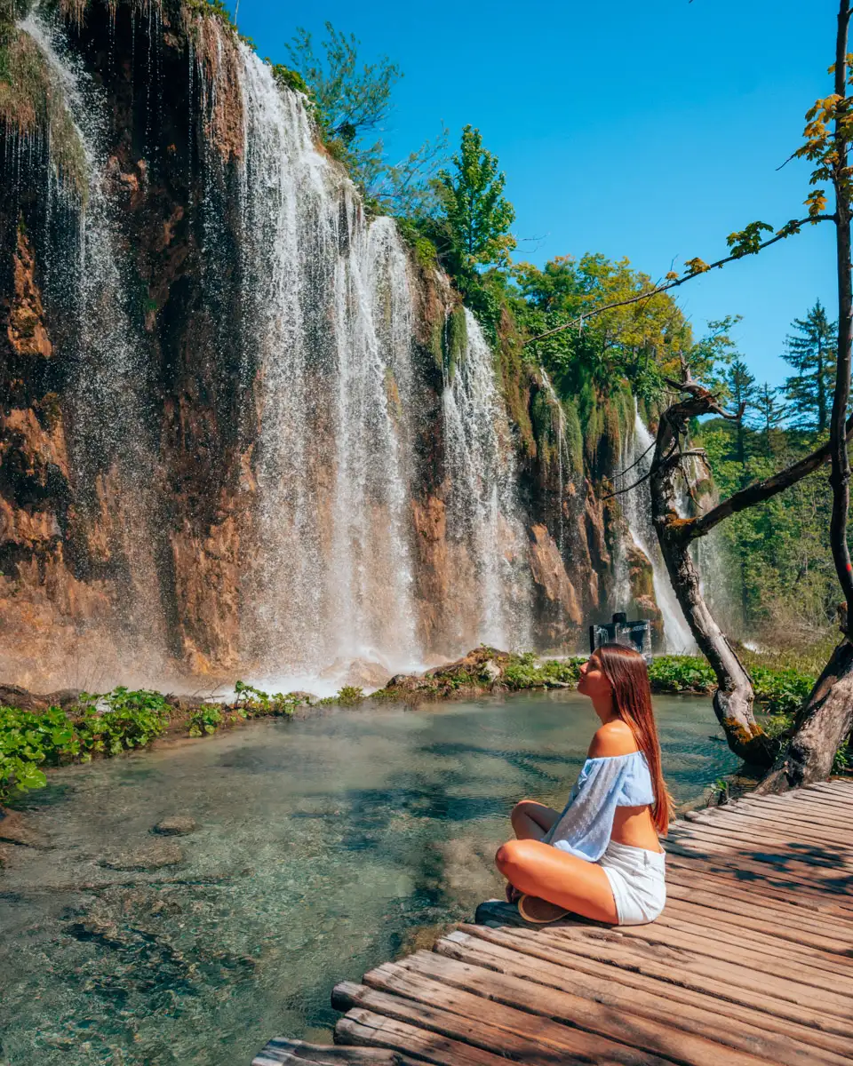 waterfalls in the plitvice national park in Croatia, one of the best sights and places to visit
