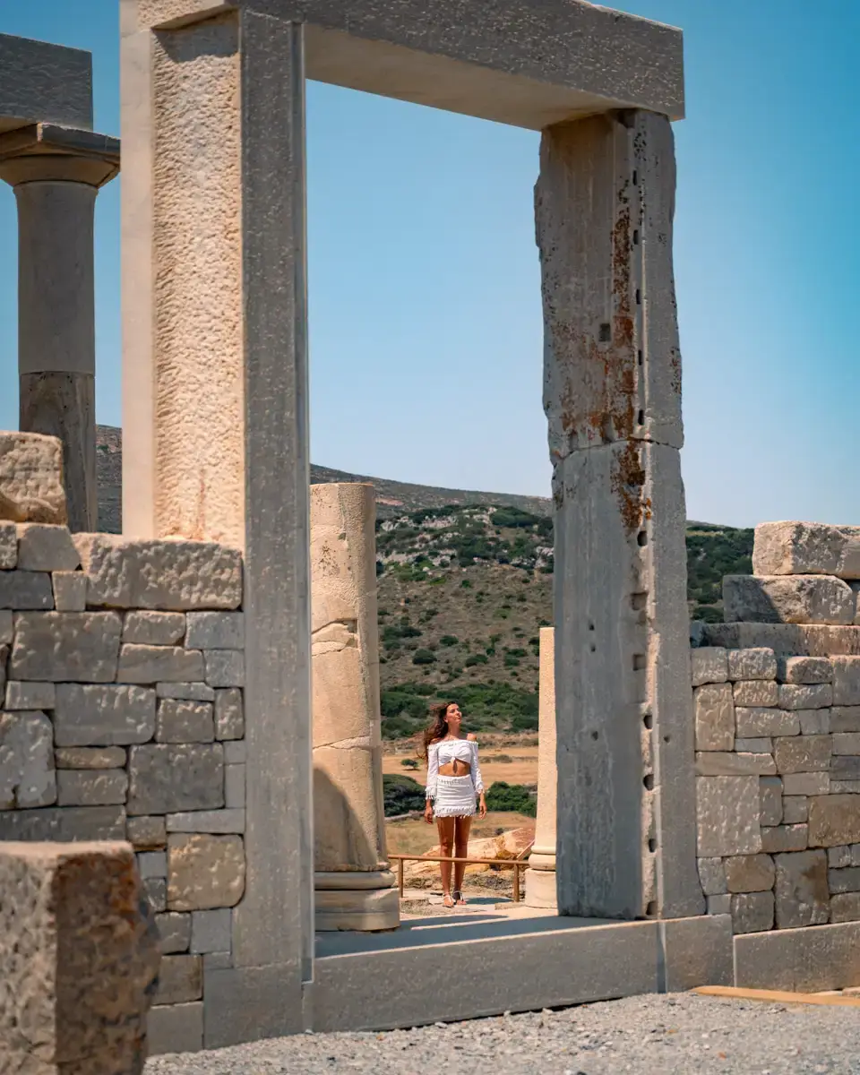 ancient Demeter temple in Greece, on of the best sights and a hidden Gem on Naxos Island
