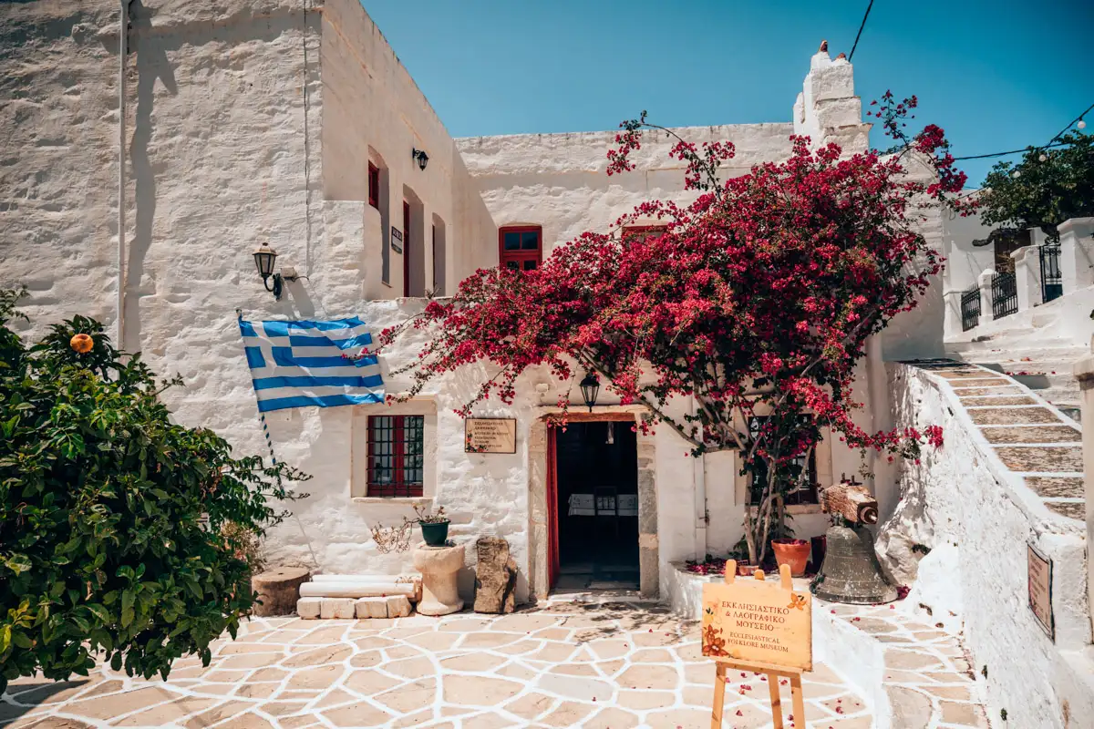 small town on Naxos island in Greece: Filet