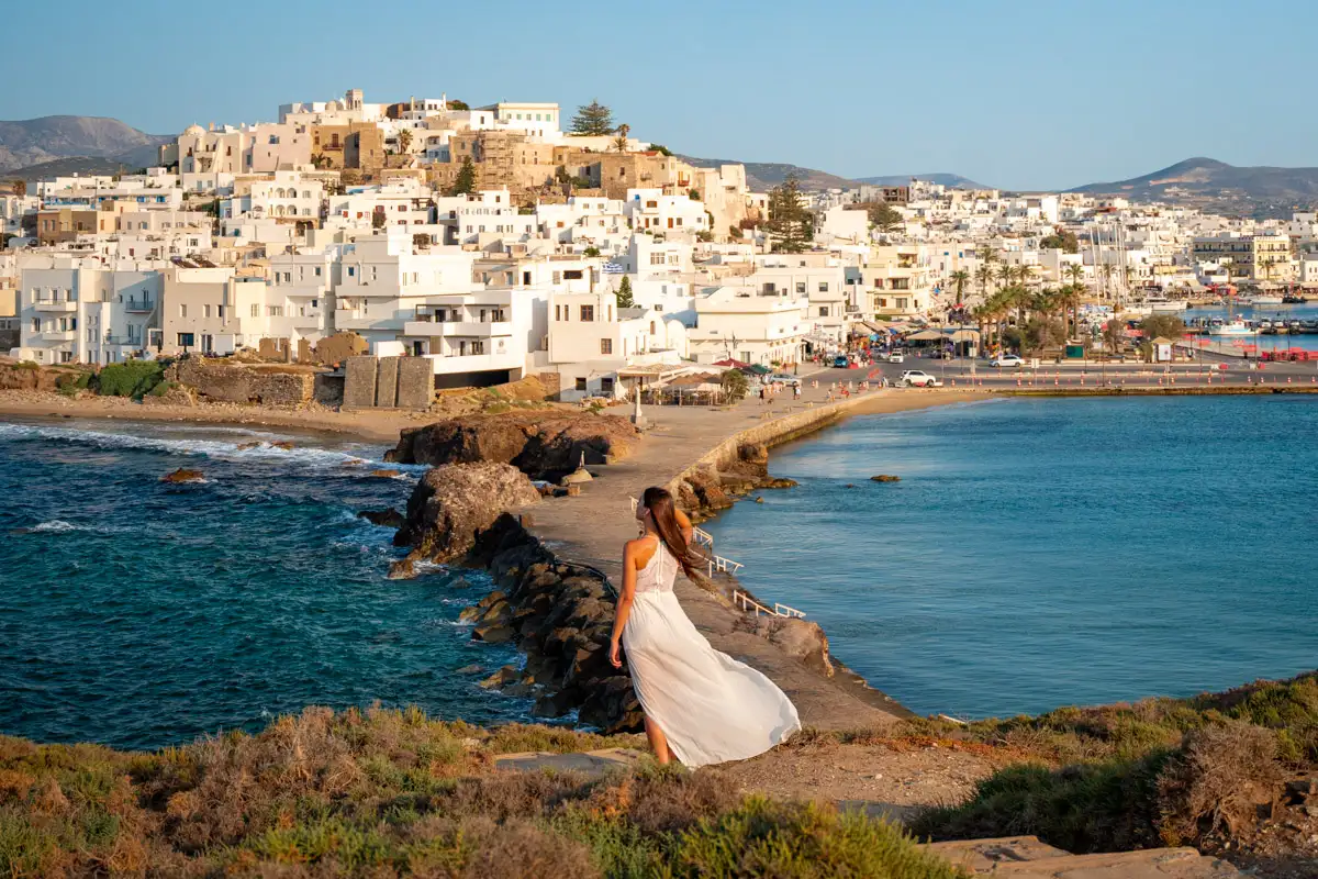 Naxos Tows on the island Naxos in Greece