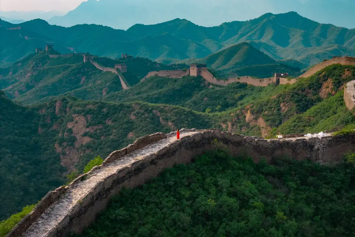 The Great Wall of China in Jinshanling, all empty, no tourists, insider tip, epic view