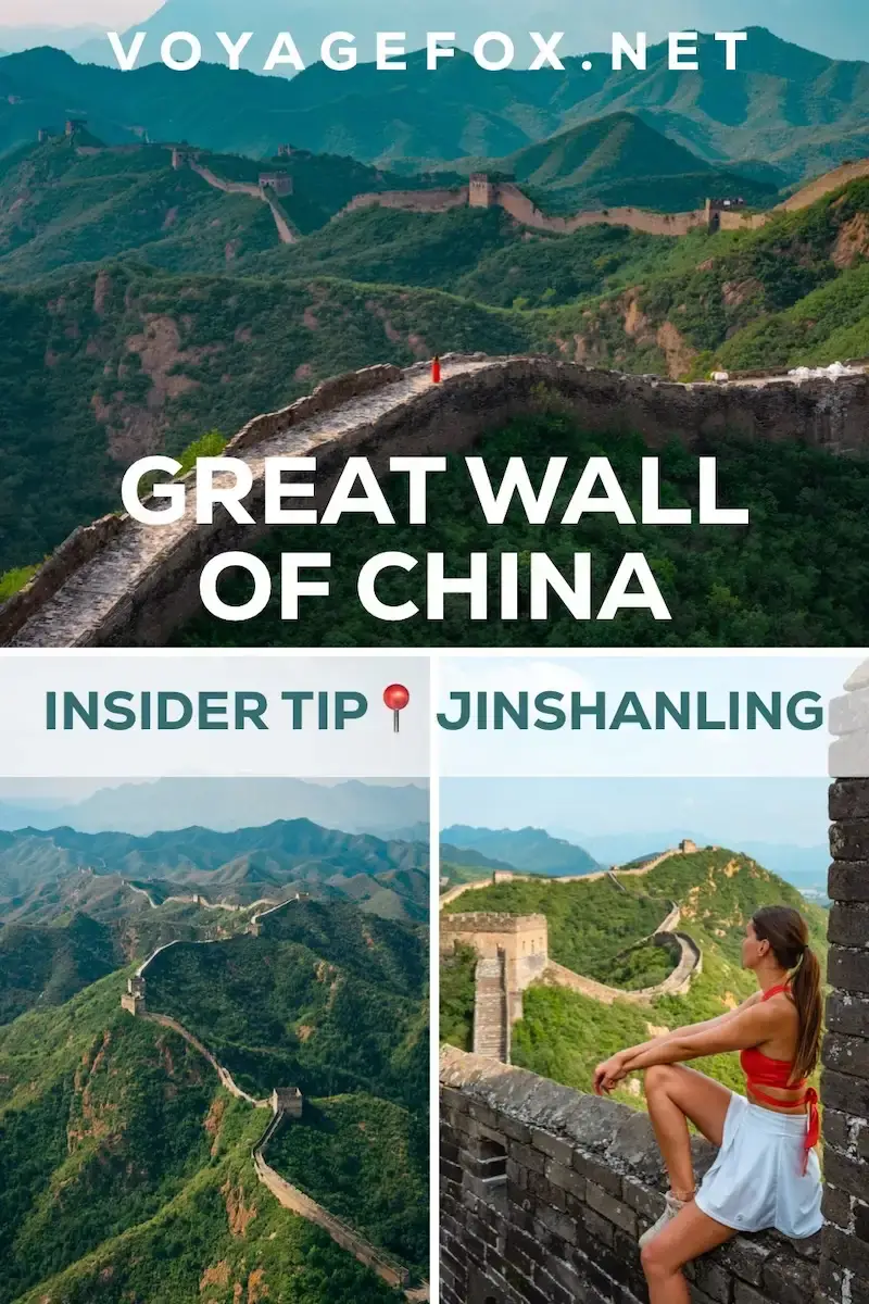 Great Wall of china, insider tip to visit from Beijing, in jisnhanling