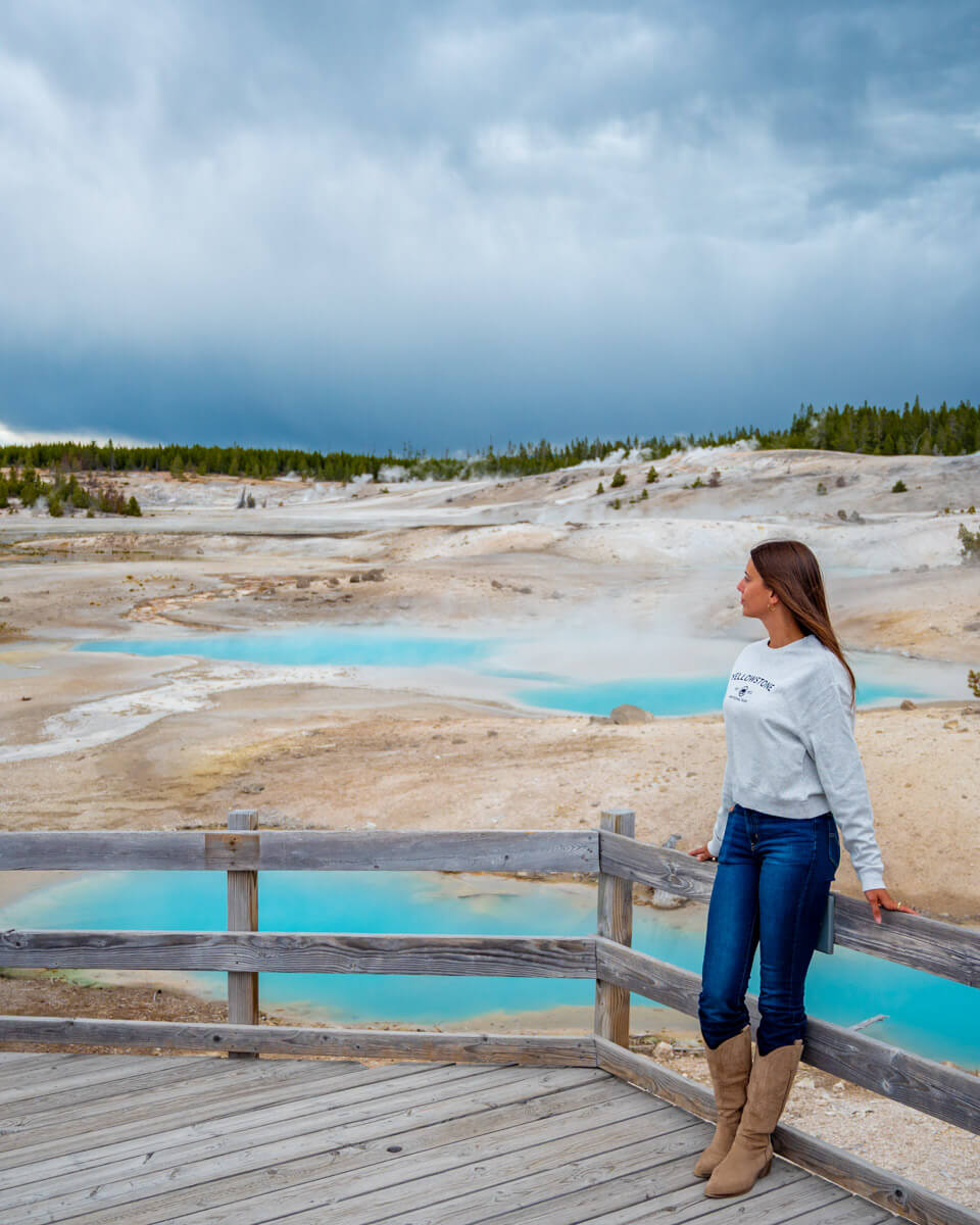 norris-geyser-basin-yellowstone-national-park one day at the Yellowstone national park, Norris Geyser Basin